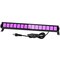 36W LED Black Light Bar, Premium LED Blacklight Flood Light with Plug+Switch+5ft Cord, Light Up 21x21ft Area, for Halloween Glow Fluorescent Party Bedroom Game Room Body Paint Stage Lighting
